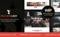 Militarology (v1.0.14) Military Service WordPress Theme