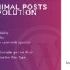 Minimal Posts Revolution For Elementor WordPress Plugin v1.0.0