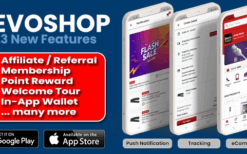 * Revo Apps Woocommerce v6.5.5 Flutter E-Commerce Full App Android iOS