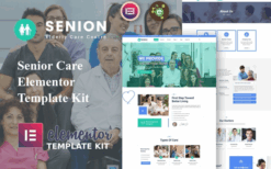 Senion – Senior Care Elementor Template Kit