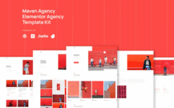 Maven – Business Agency Elementor Template Kit