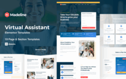 Madeline – Virtual Assistant Website Elementor Template Kit