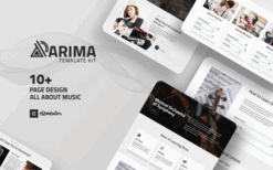 Arima – Musical Symphony Elementor Template Kit