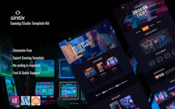 Sintix – Gaming Studio Elementor Template Kit