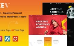 Zev v1.0.7 Creative Personal Portfolio WordPress Theme