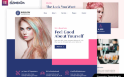 Willow – Hair & Beauty Salon Elementor Template Kit