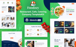 Foodzey – Restaurant Elementor Template Kit