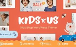 Kids R Us (v1.2.4) Toy Store and Kids Clothes Shop Theme