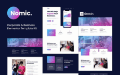 Nomic – Corporate & Business Elementor Template Kit