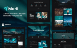 Morii – Adventure Travel & Tourism Elementor Template Kit