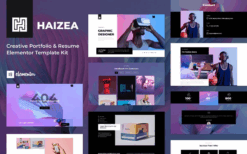 Haizea – Creative Portfolio & Resume Elementor Template Kit