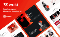 Woki – Creative Agency Elementor Template Kit