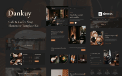 Dankuy – Cafe & Coffee Shop Elementor Template Kit