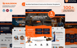 Builderon – Construction Elementor Template Kit