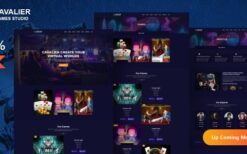 Cavalier (v2.0) Gaming Studio WordPress Theme + RTL