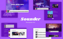 Sounder | Online Internet Radio Station Template Kit