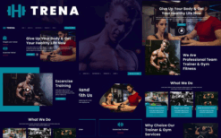 Trena – Sport & Fitness Trainer Services Elementor Template Kit
