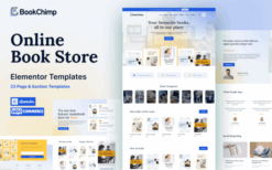 BookChimp – Online Book Store Website Elementor Template Kit