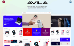 Avila – Electronic WooCommerce Elementor Template Kit