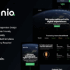 Unniq – Dark Digital Creative Agency Elementor Template Kit