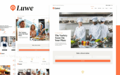 Luwe – Restaurant Elementor Template Kit