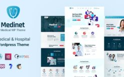 Medinet (v3.0.1) Medical and Health WordPress Theme +RTL