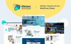 Klinixer v2.0.1 Cleaning Services WordPress Theme + RTL
