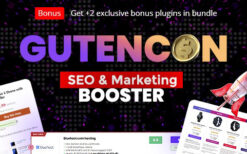 Gutencon v5.6 Marketing and SEO Booster, Listing and Review Builder for Gutenberg