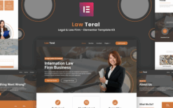 LawTeral – Legal & Law Firm Elementor Template Kit