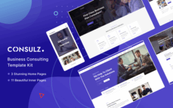 Consulz – Consulting Company Elementor Template Kit
