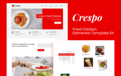 Crespo – Fast Food Restaurant Elementor Template Kit