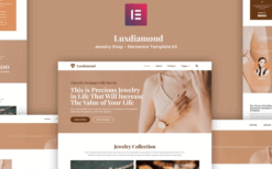 Luxdiamond – Jewelry Shop Elementor Template Kit