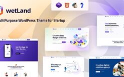 Wetland v1.1.1 MultiPurpose WordPress Theme for Startup