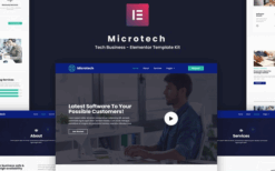 Microtech – Tech Business Elementor Template Kit