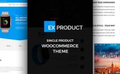 ExProduct v1.7.7 Single Product WordPress Theme