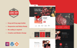 Carne – Meat Shop Elementor Template Kit