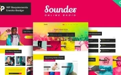 Sounder (v1.3.10) Online Radio WordPress Theme