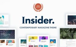 Insider (v1.5) Contemporary Magazine and Blogging Theme