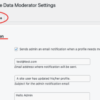 BuddyPress Profile Data Moderator v.1.0.2