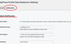 BuddyPress Profile Data Moderator v.1.0.2