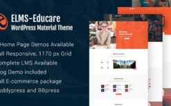 Elms (v1.0.0) Educational Material WordPress Theme