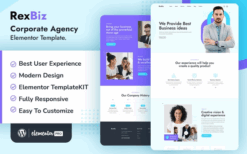 Rexbiz – Corporate Agency Elementor Template Kit