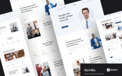 Kersha – Business Coach Elementor Template Kit
