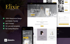 Elixir – Perfume Maker Elementor Template Kit