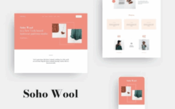 SohoWool – Handmade Craft Patterns Elementor Template Kit