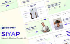 Siyap – Corporate & Business Elementor Template Kit