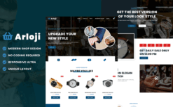 Arloji – Modern Hand Watch Shop eCommerce Elementor Template Kit
