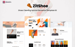 Zitshoe – Shoes Cleaning Service Elementor Template Kit
