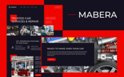 Mabera – Car Service & Repair Elementor Template Kit