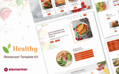 Healthy – Restaurant Elementor Template Kit